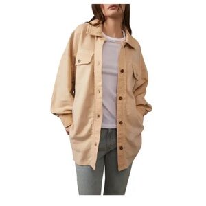 Free People Ruby fleece shirt jacket